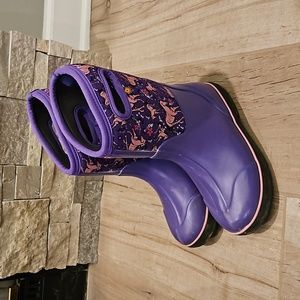 Girls Purple BOGS Winter Insulated Snow Boots Size 4